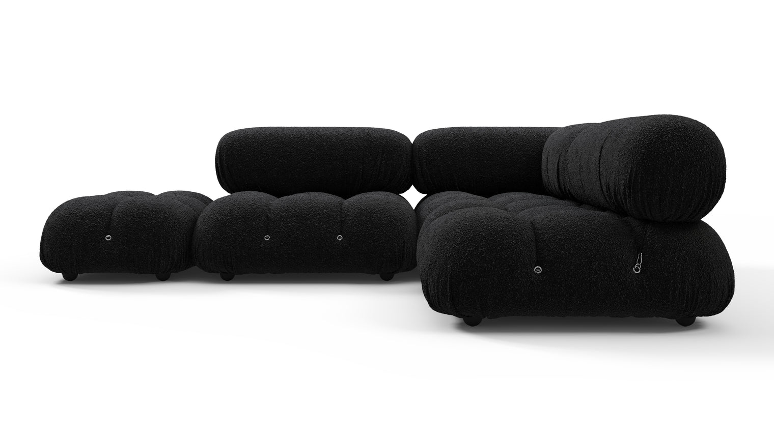 STYLISH SECTIONAL | With the Bellini’s sectional design, you can create a sofa that suits your space. The soft curves of each carefully crafted cushion create a luxurious and comfortable seat for the ultimate in stylish comfort.
