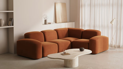 Design Boldness | The Muse Sectional Collection blends bold, sculptural design with luxurious comfort, making it the perfect centerpiece for any modern home. A striking silhouette that captures attention from every angle.