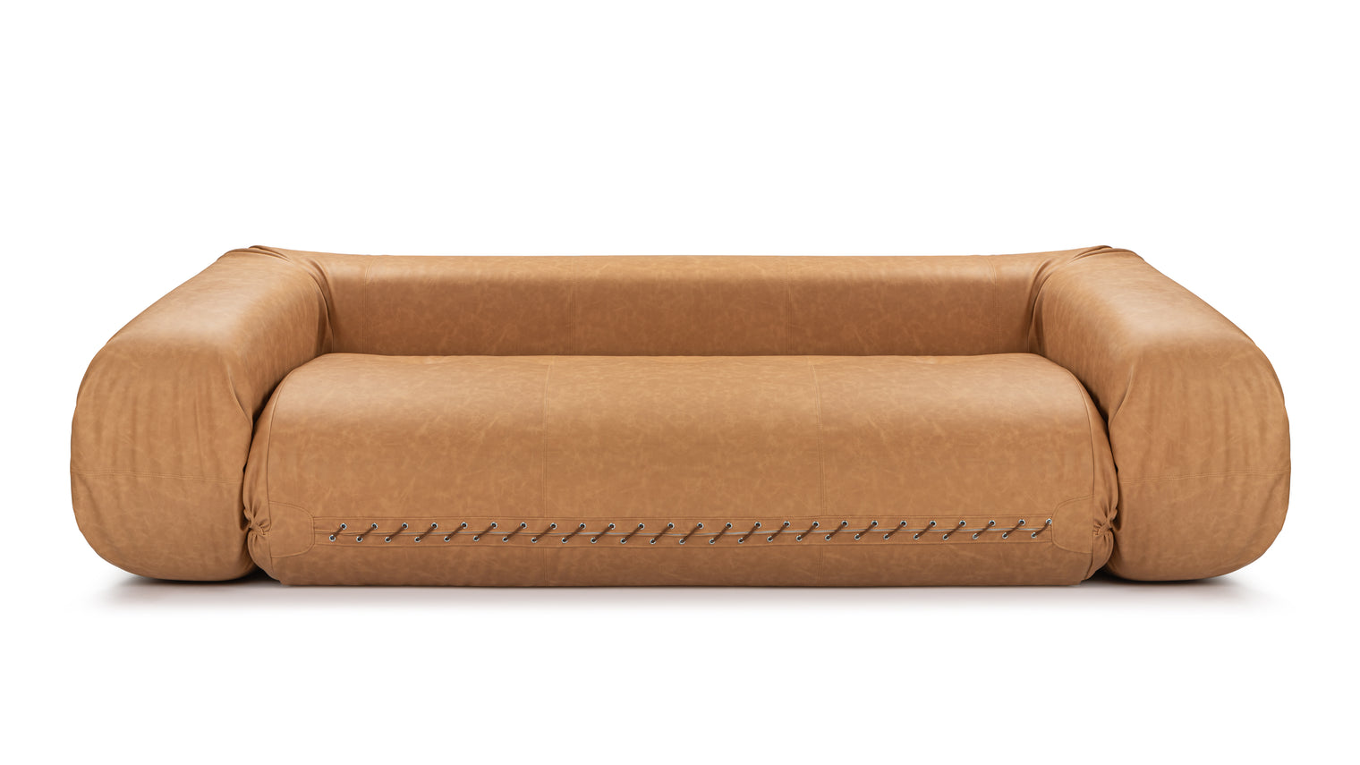 Anfibio - Anfibio Sleeper Sofa, Tan Vegan Leather