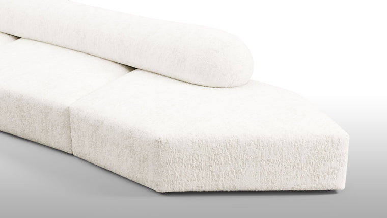 Sculpt Your Own Sofa | The sofa's modular nature allows it to be configured in various compositions, making it adaptable to different spaces and needs. Each module can be arranged to form a continuous seating area or separated to create distinct sections, providing flexibility in both residential and commercial settings.
