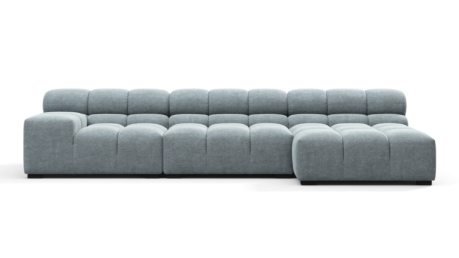 MODULAR MASTERPIECE | A modern take on 70s design, this cloud-like sectional is all about leisurely lounging. Its relaxed, playful aesthetic is adored around the world.
