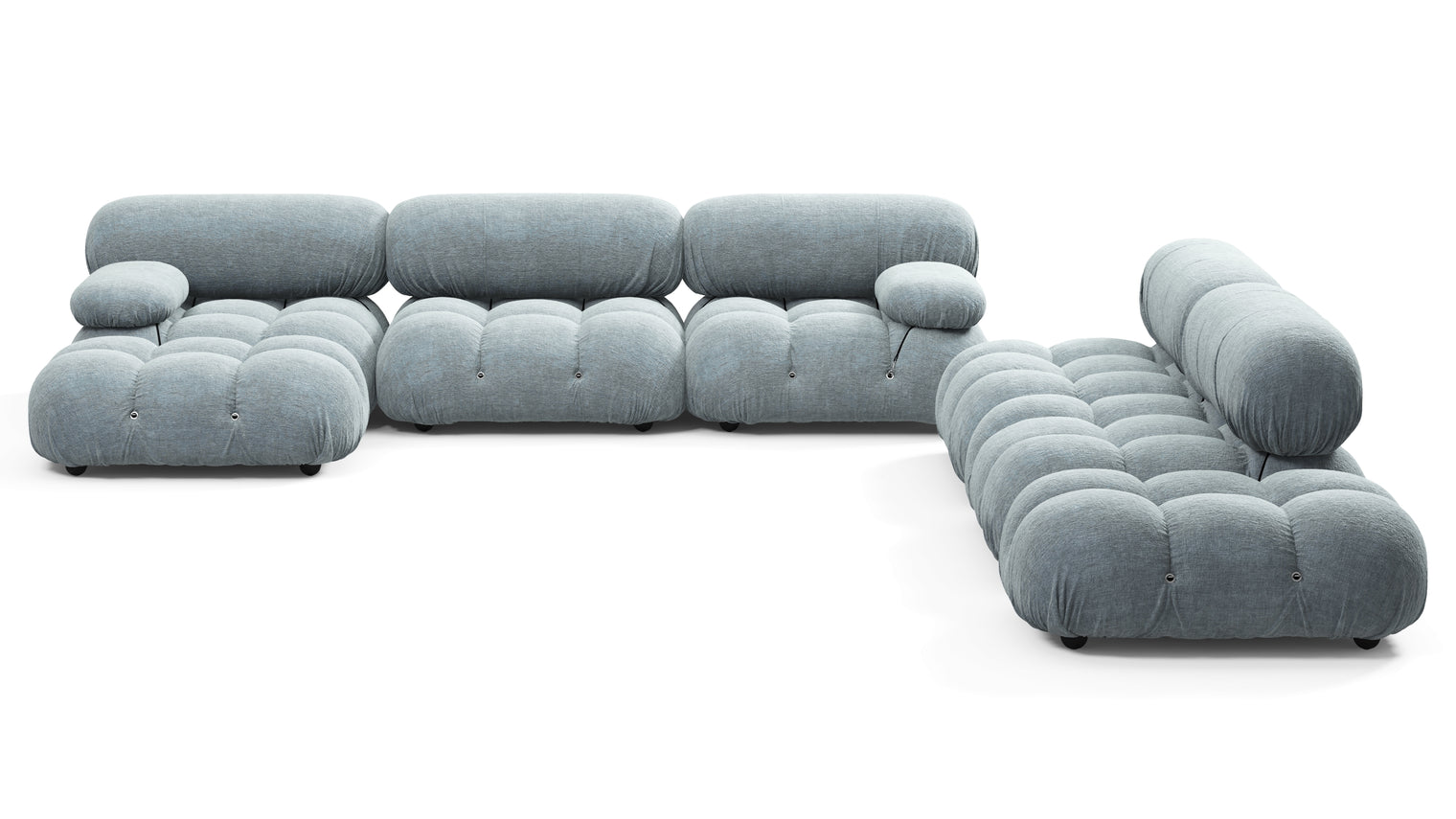 STYLISH SECTIONAL | With the Bellini’s sectional design, you can create a sofa that suits your space. The soft curves of each carefully crafted cushion create a luxurious and comfortable seat for the ultimate in stylish comfort.
