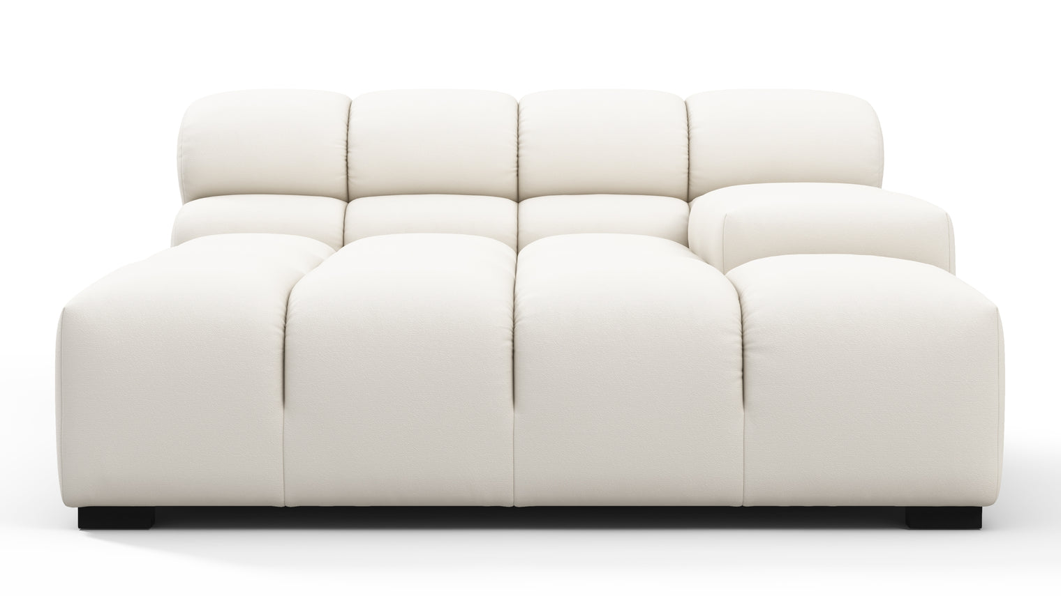 MODULAR MASTERPIECE | A modern take on 70s design, this cloud-like outdoor sectional is all about leisurely lounging under the sun or stars. Its relaxed, playful aesthetic enhances any outdoor environment.
