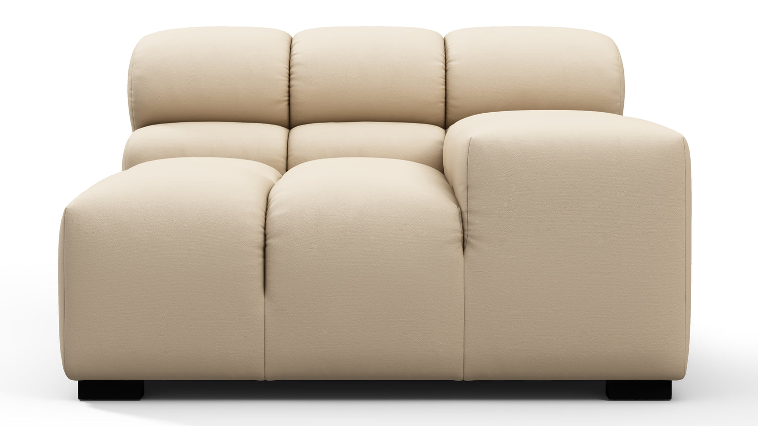 MODULAR MASTERPIECE | A modern take on 70s design, this cloud-like outdoor sectional is all about leisurely lounging under the sun or stars. Its relaxed, playful aesthetic enhances any outdoor environment.
