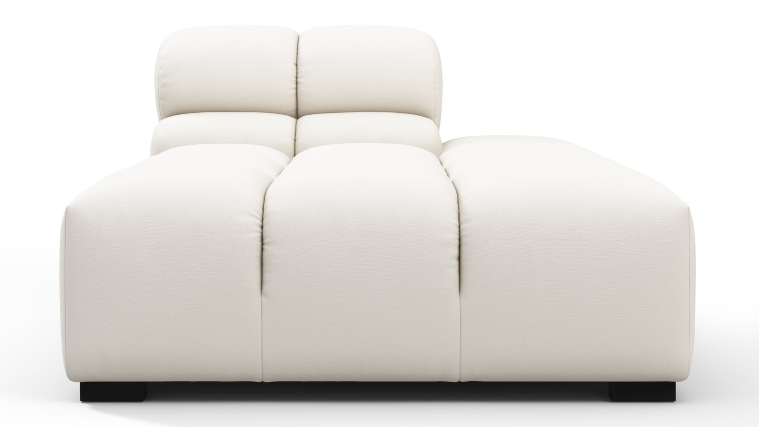 MODULAR MASTERPIECE | A modern take on 70s design, this cloud-like outdoor sectional is all about leisurely lounging under the sun or stars. Its relaxed, playful aesthetic enhances any outdoor environment.
