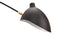 Mouille Ceiling - Mouille Ceiling Light, Six Arms, Black, W110 in
