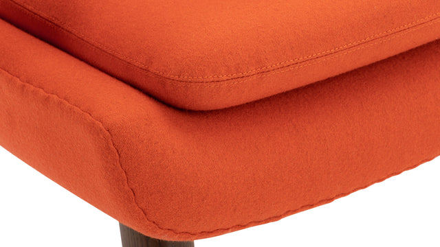 Pelican - Pelican Lounge Chair, Orange Wool