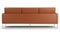 Florence - Florence Three Seater Sofa, Tan Premium Leather