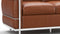 Corbusier - Corbusier Petit Modele Two Seater Sofa, Tan Premium Leather