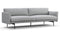 Toriko - Toriko Three Seater Sofa, Light Gray Wool