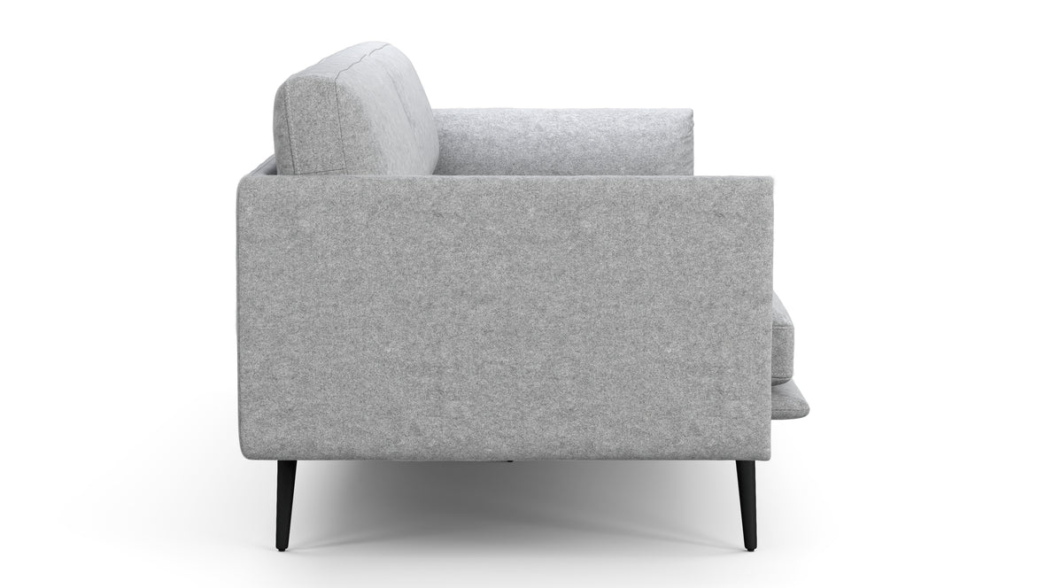 Toriko - Toriko Three Seater Sofa, Light Gray Wool