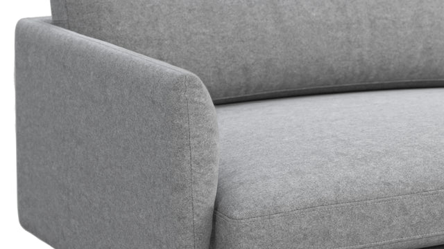 Toriko - Toriko Three Seater Sofa, Light Gray Wool