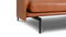 Toriko - Toriko Three Seater Sofa, Tan Premium Leather