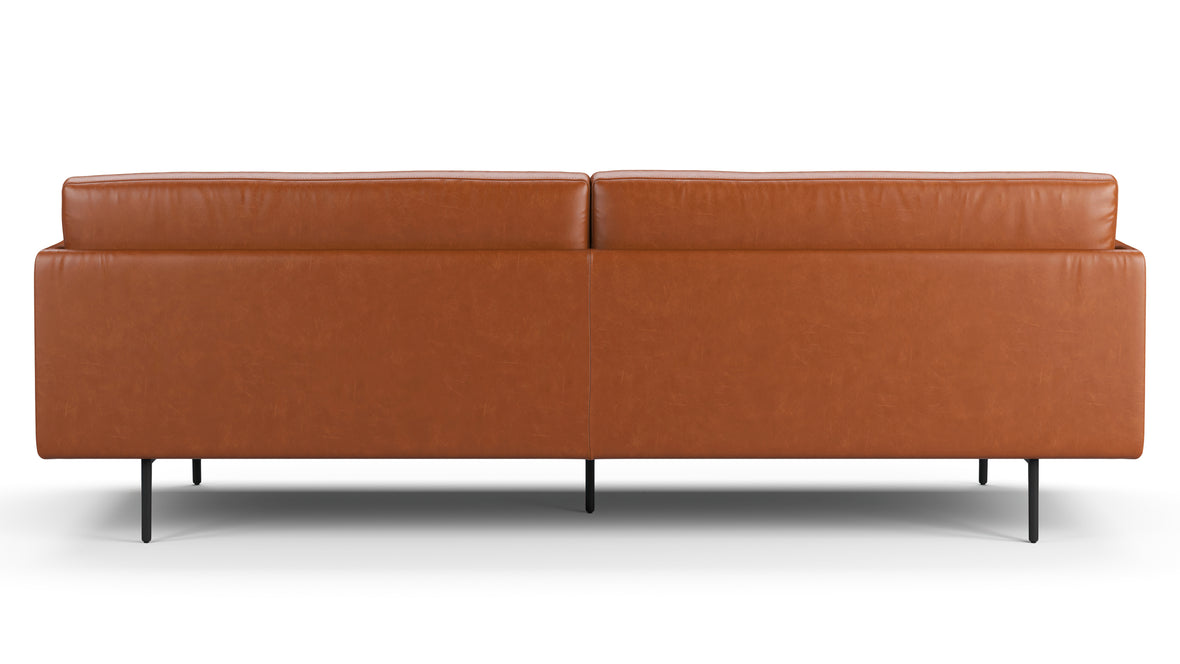 Toriko - Toriko Three Seater Sofa, Tan Premium Leather