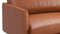 Toriko - Toriko Three Seater Sofa, Tan Premium Leather
