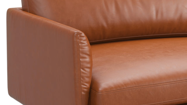 Toriko - Toriko Three Seater Sofa, Tan Premium Leather