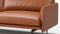 Toriko - Toriko Three Seater Sofa, Tan Premium Leather
