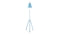 Grasshopper - Grasshopper Floor Lamp, Blue