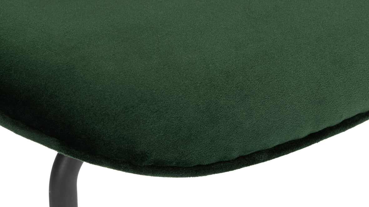 Beetle - Beetle Side Chair, Teal Velvet