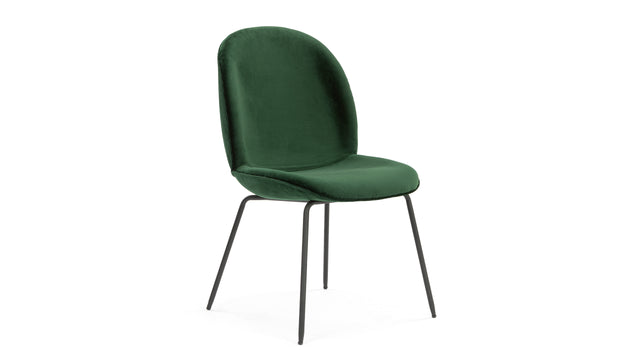 Beetle - Beetle Side Chair, Teal Velvet