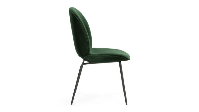 Beetle - Beetle Side Chair, Teal Velvet