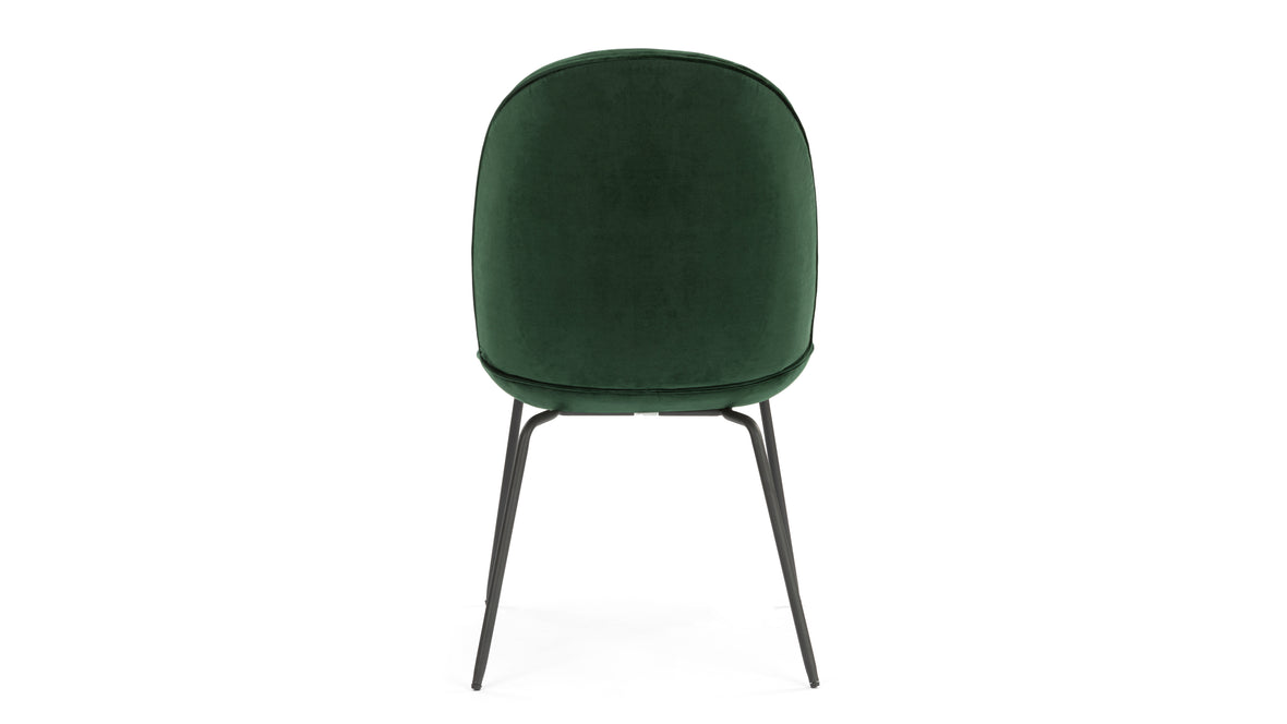 Beetle - Beetle Side Chair, Teal Velvet
