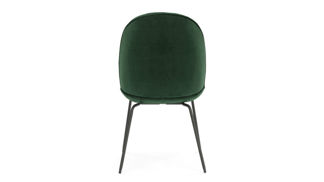 Beetle - Beetle Side Chair, Teal Velvet