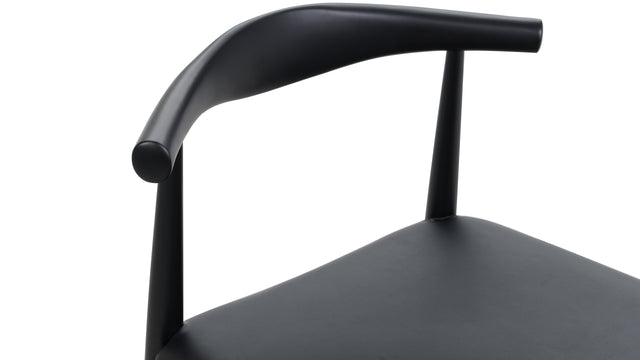 Elbow - Elbow Chair, Black, Wide Version