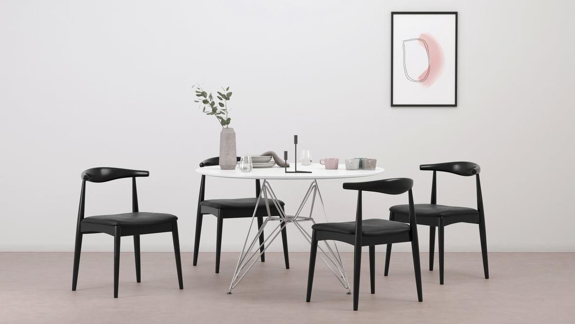 Elbow - Elbow Chair, Black, Wide Version