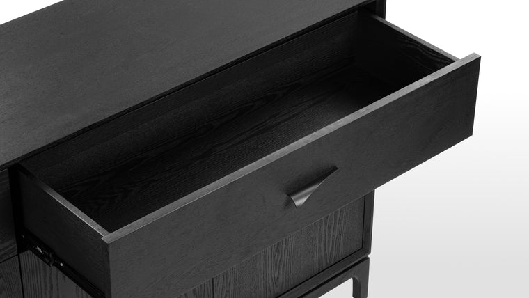 CONTEMPORARY PRECISION | Meticulously crafted for functionality and durability, this iconic sideboard is built for longevity.
