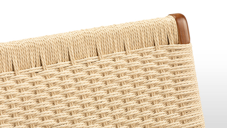 EXPERTLY CRAFTED | Robust hand-woven paper cord seat and backrest softens the look of the durable wooden frame. Made from high quality natural materials, this chair is made for longevity.
