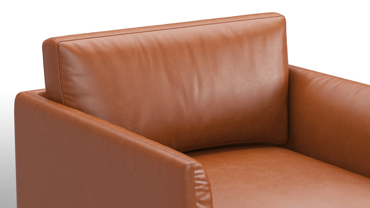 Designed for Comfort|In addition to a spacious, deep seat that’s filled with foam for exceptional comfort and support, the Toriko Armchair rests on powder-coated metal legs. The strong base enhances this piece’s level of relaxation even further.
