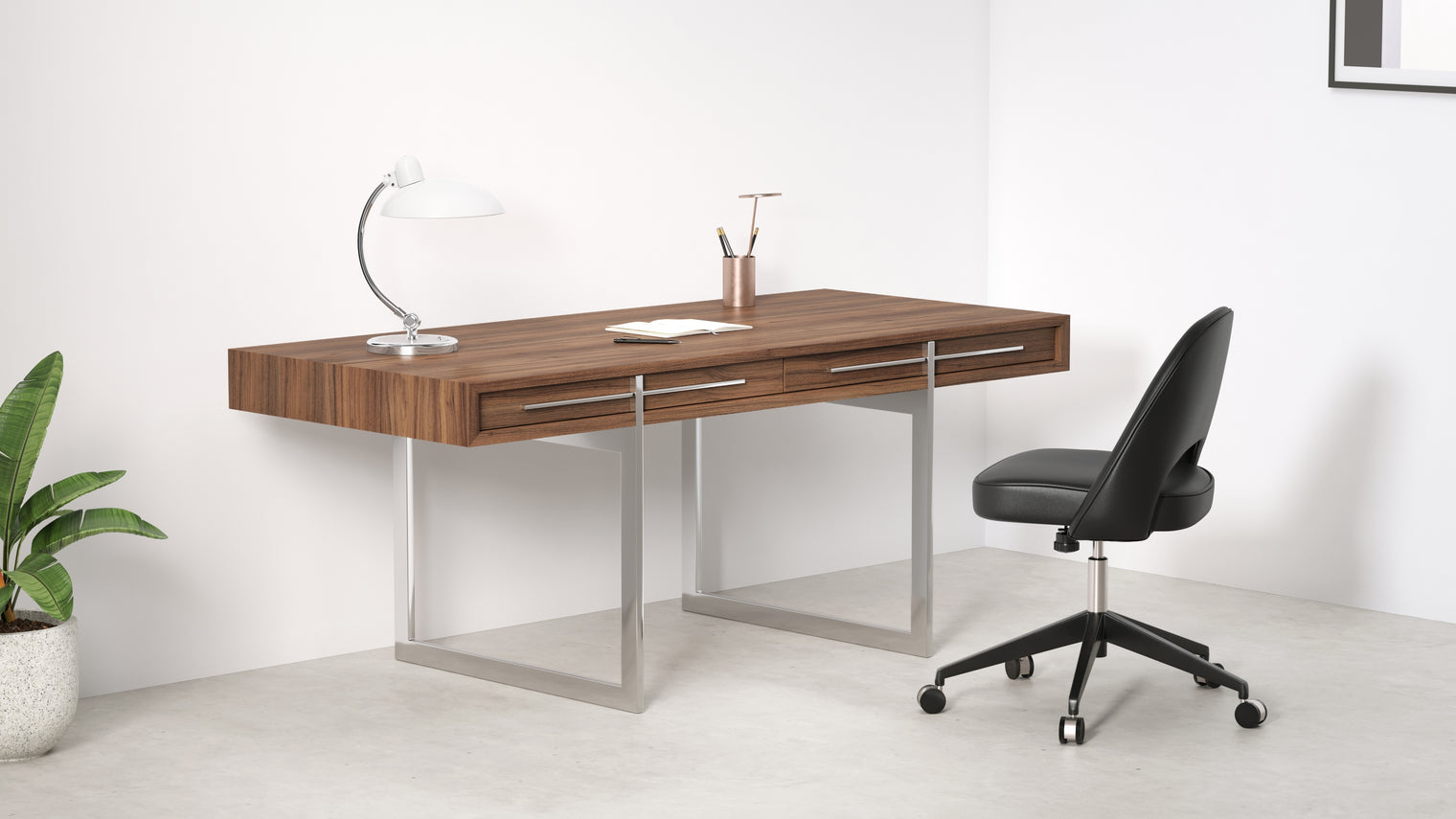 German Precision | A Bauhaus icon, the Cille Table Lamp is the epitome of German engineering. Boasting everyday elegance and brilliant details, such as an adjustable shade, it’s the perfect balance of modern form and function.
