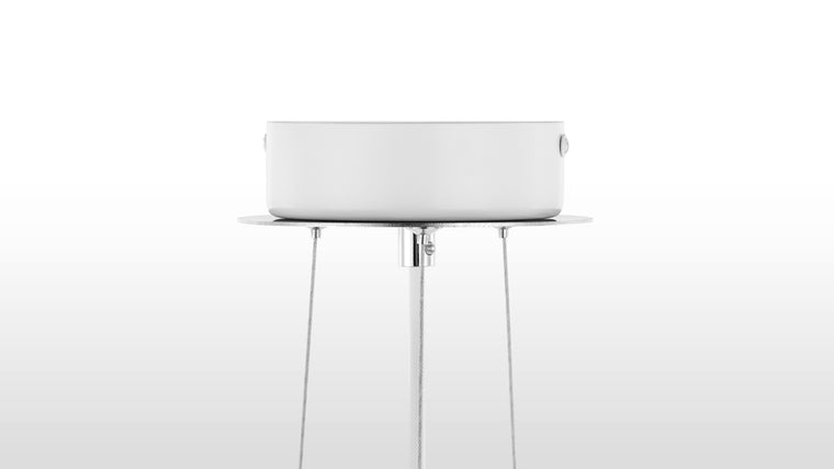 Statement Piece | Masterfully crafted to disperse light, this one-of-a-kind fixture lends understated sophistication while at the same time never shying away from being the star of the show. It’s ideally suited for your kitchen, dining room, or entryway. 
