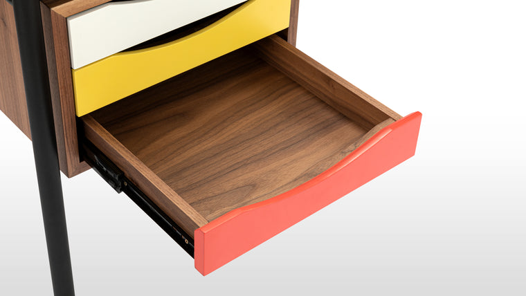 Simple & Stylish | Perfect for your home office or craft room, the Coen Desk has a streamlined, modern profile that’s open and airy. It’s casual yet approachable. 
