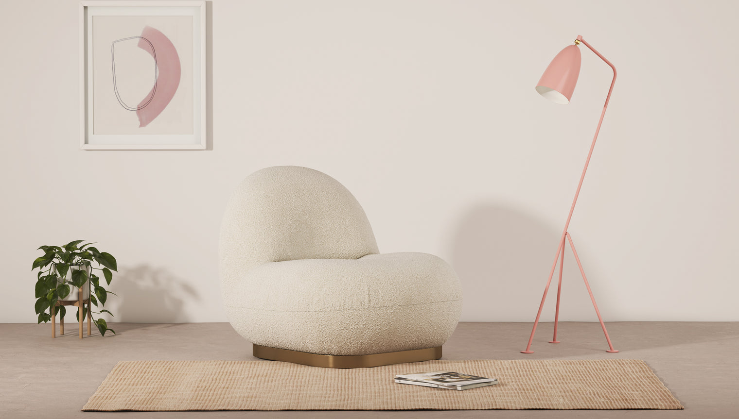 CREATE THE PERFECT AMBIANCE FOR ANY SPACE | Celebrated for its stick-like aesthetic and conveniently slim profile, the Grasshopper Floor Lamp is the perfect lighting solution for spaces big and small. Create the perfect ambiance by mixing and matching all of the lamps in the series. Choose your favorite shade, or make a statement by displaying bold, contrasting colors.
