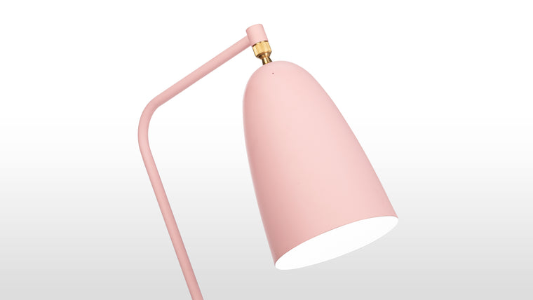 CUSTOMIZED LIGHTING | Thanks to its convenient swiveling head, the Grasshopper Floor Lamp provides glare-free illumination right where you need it. Ideal for living areas, studies and offices, the lamp easily adjusts for virtually any task.
