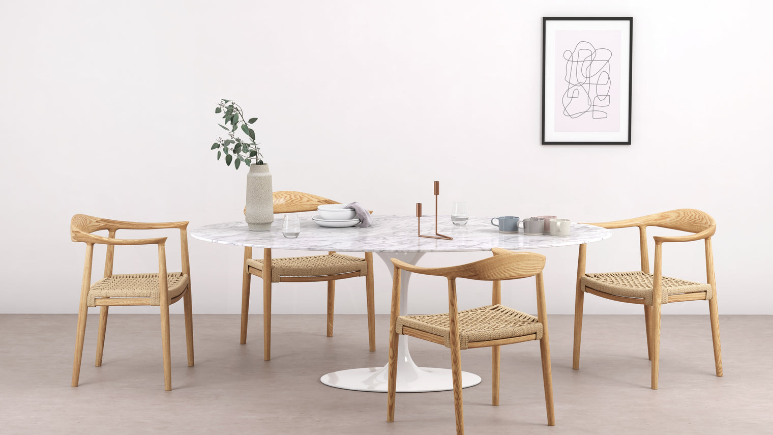 Wegner Round - Wegner Round Chair, Ash