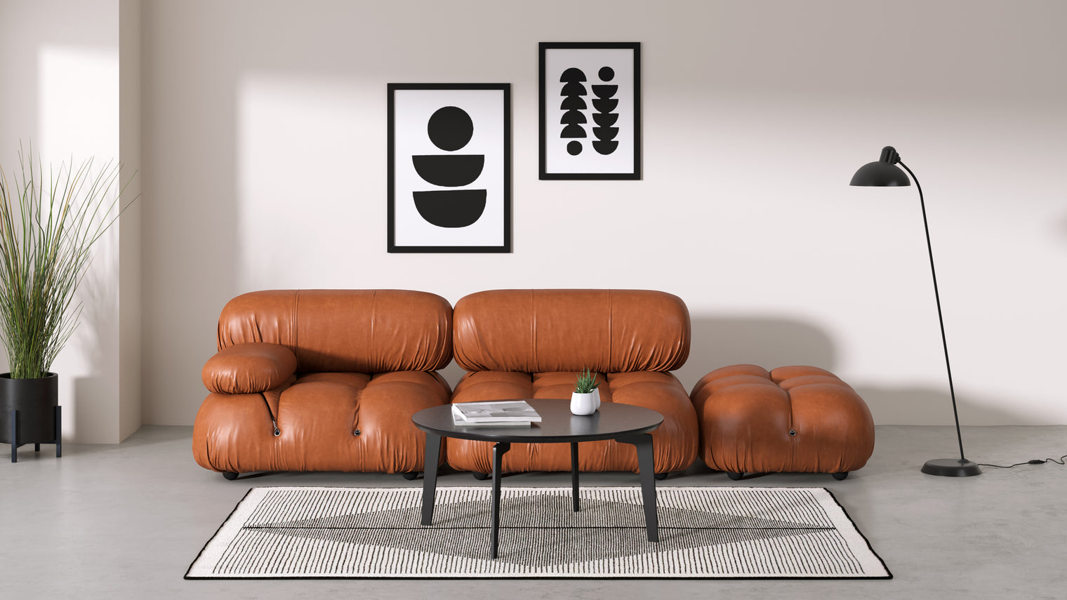 Stylish Sectional|With the Bellini’s sectional design, you can create a sofa that suits your space. The soft curves of each carefully crafted cushion create a luxurious and comfortable seat for the ultimate in stylish comfort.
