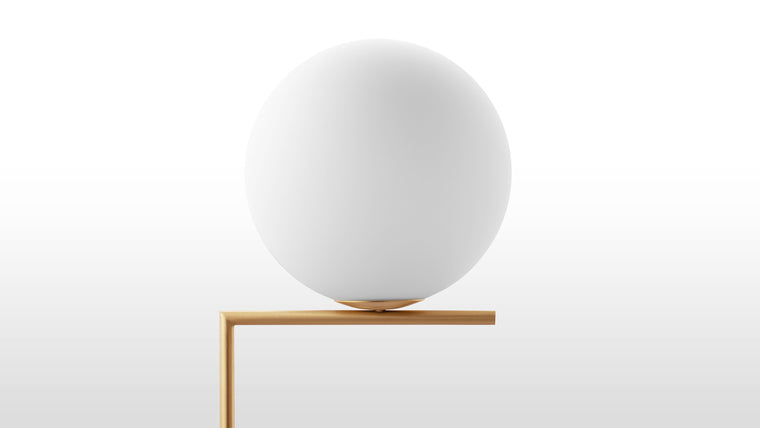 Deluxe Details | The IC Lights collection is designed to diffuse light softly through the use of high quality opaline glass. The contemporary shade, coupled with the minimalistic metal tube frame creates an ambient lighting solution which is both stylish and atmospheric. Available in luxe gold, black, and contemporary chrome finishes.
