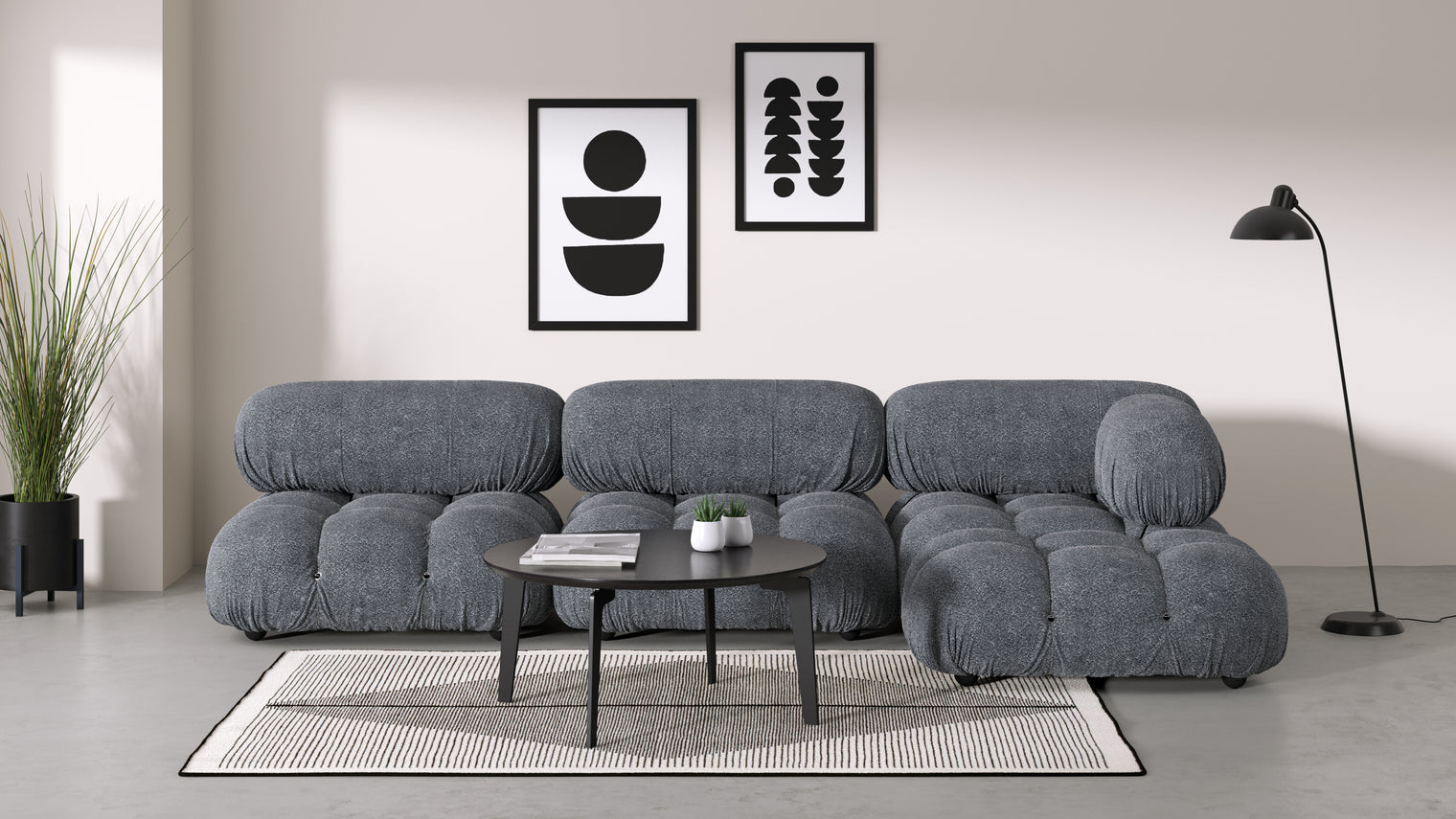 Stylish Sectional|With the Bellini’s sectional design, you can create a sofa that suits your space. The soft curves of each carefully crafted cushion create a luxurious and comfortable seat for the ultimate in stylish comfort.
