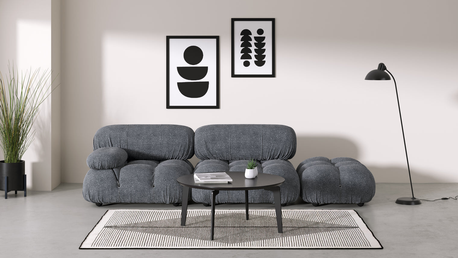 Stylish Sectional|With the Bellini’s sectional design, you can create a sofa that suits your space. The soft curves of each carefully crafted cushion create a luxurious and comfortable seat for the ultimate in stylish comfort.
