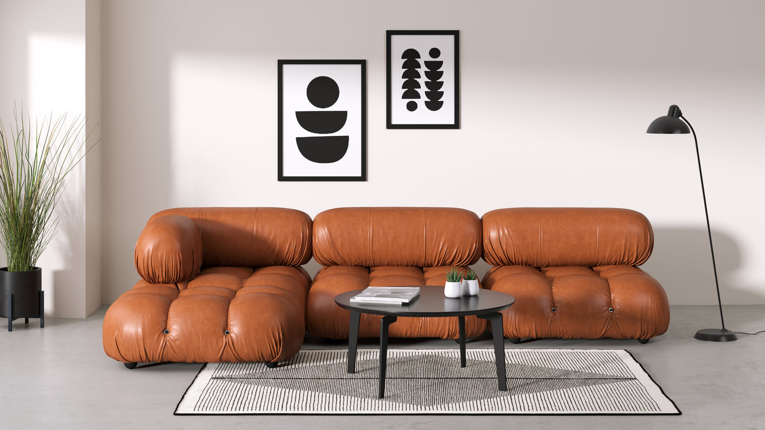 Stylish Sectional|With the Bellini’s sectional design, you can create a sofa that suits your space. The soft curves of each carefully crafted cushion create a luxurious and comfortable seat for the ultimate in stylish comfort.
